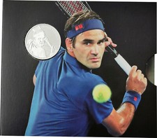 Schweiz 20 Franken Silber 2020 st Roger Federer Blister
