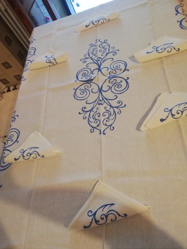 Tischdecke handarbeit - tischdecke,