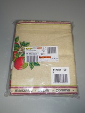 BAUR 2er Set Geschirrtücher 100% Cotton beige weiß rot Motiv Apfel - NEU & OVP