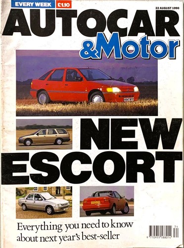 Autocar magazine aug - autocar, 22-aug-90