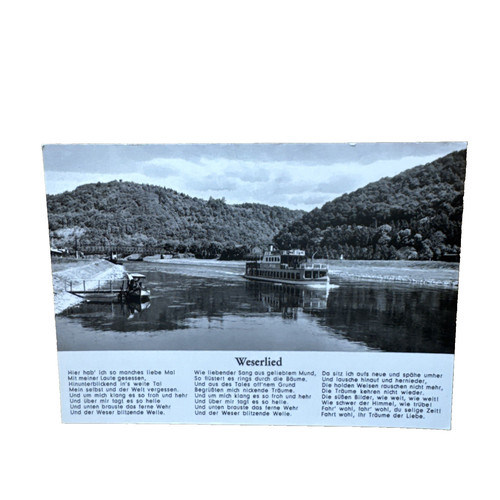Postkarte bodenwerder weser - postkarte, ak