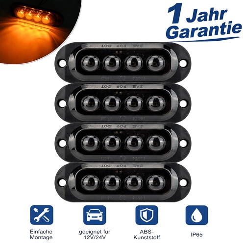 Led gelb - 4x,