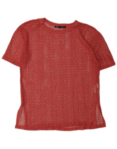 Zara damen häkel bluse top - bluse, uk