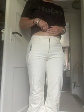 Sportalm Skihose creme/ beige/weiss Gr 40 ( Eher Gr 38) Bundweite 40 cm Wie Neu