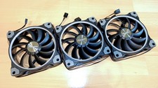 ► 3x ALPENFÖHN WINGBOOST 3 ARGB Silent Lüfter 120mm schwarz m. ARGB - LED - Bel.