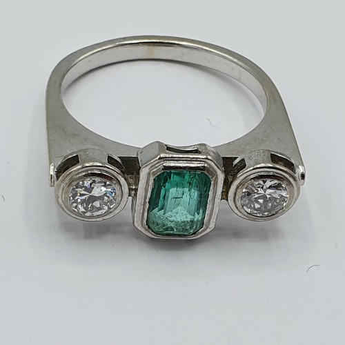 Art deco ring weiß gold - ring,