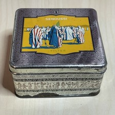 alte Blechdose SENOUSSI + RAR