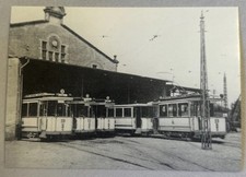 Postkarte: Straßenbahndepot
