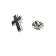 Kreuz Anstecker Pin Jesus Christus Anstecknadel Christen Cross God Button Badge