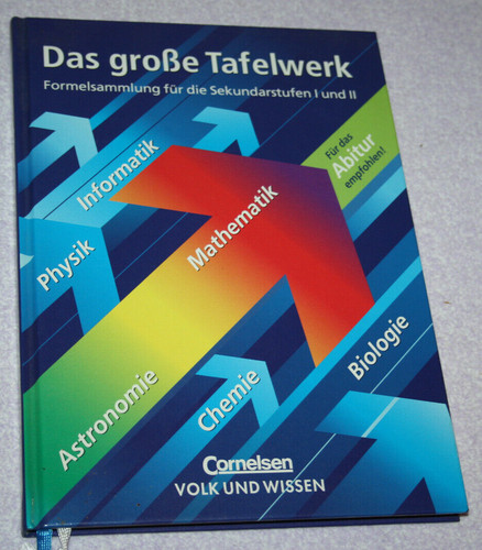 Das große tafelwerk - tafelwerk,