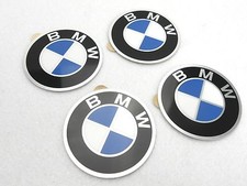 4x 57mm BMW Aufkleber selbstklebend "flache" Version für Nabendeckel