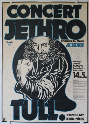 Jethro tull plakat poster - , plakat,