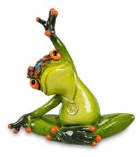 Formano Frau Frosch beim Yoga
