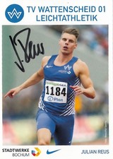 Julian Reus: EM 2.2012+2014,EM 3.2016 4x100m Leichtathletik GER