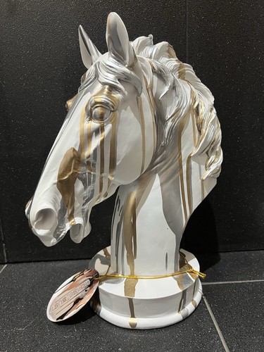 Große pferdebüste gold - große,