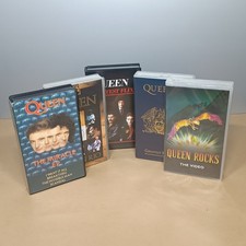 Queen VHS Konvolut Sammlung Musik Musikvideo Konzert- 5 Videokassetten