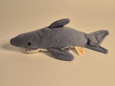 Ty Beanie Babies Collection Crunch der Hai ohne Tag Stofftier