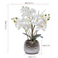 Künstliche orchidee topf - orchidee, im