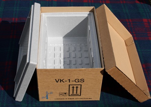 Große styropor box mit - große,