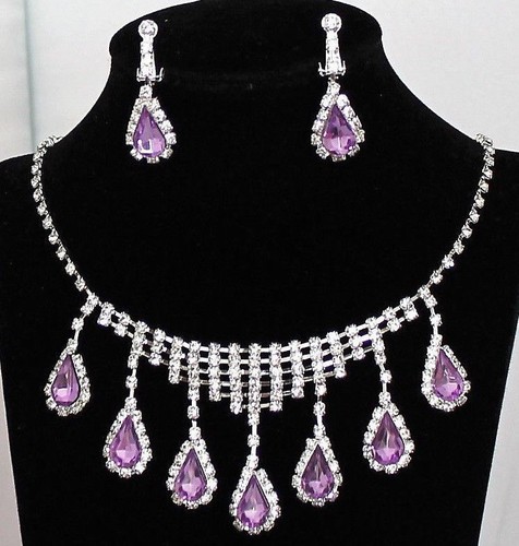 Strass schmuckset damen - strass-schmuckset,