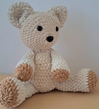 Teddybär,Amigurium liebevoll