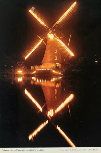 Poldermolen kinderdijk - poldermolen, ,,kinderdijk