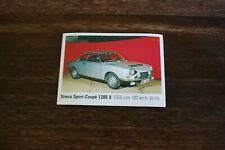 Original Aufkleber Simca 1200 S Sport Coupe aus den 1970er Jahren