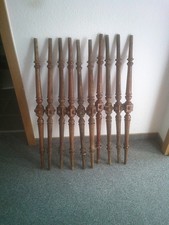 10 alte Geländerstäbe