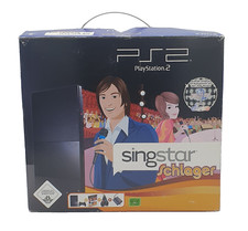 Sony PS2 Playstation 2 Slim Konsole OVP Singstar Schlager Spiele Buzz Controller