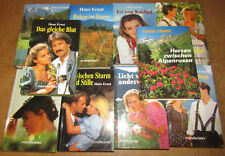 10 Hans Ernst Romane, Heimatromane gebunden Verlag rosenheimer u. Titania po572A