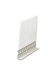 PVC-Abschlussprofil mit Gewebe