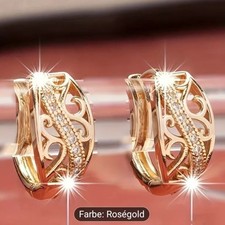 Creolen  Kupfer Rosegold