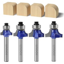 Abrundfräser Set Holz, 6mm