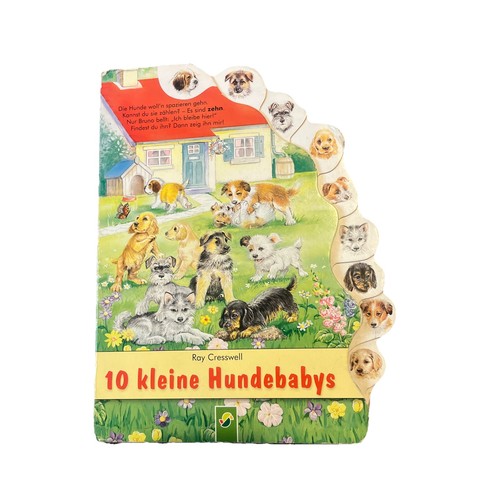 Buch zehn kleine hundebabys - buch,