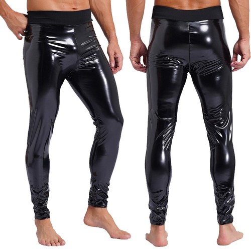 Herren lack leder hose - herren,