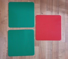 3 Original Lego Duplo Grundplatten 38x38cm 24 Noppen