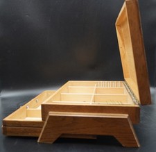 Nähkästenchen, Massivholz, ohne Inhalt, schöne Handwerksarbeit - PREISSENKUNG