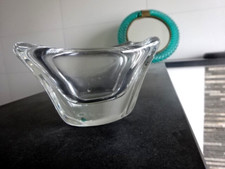 Daum France: Daum France Vase 6,5 cm signiert mit Lothringer Kreuz