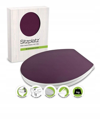 Sitz mit absenkautomatik - wc-sitz,
