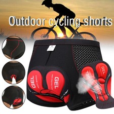 Fahrradhose Herren & Damen Radunterhose mit Gel Sitzpolster Radlerhose Unterhose
