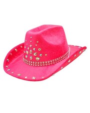 Pinker Cowboy Hut mit