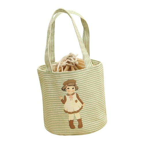Canvas lunch bag isolierte - canvas,