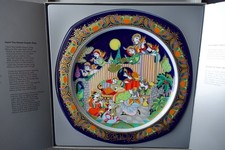 Rosenthal Weihnachtsteller 1987 Björn Wiinblad/Serie Weihnachtslieder/Wie NEU