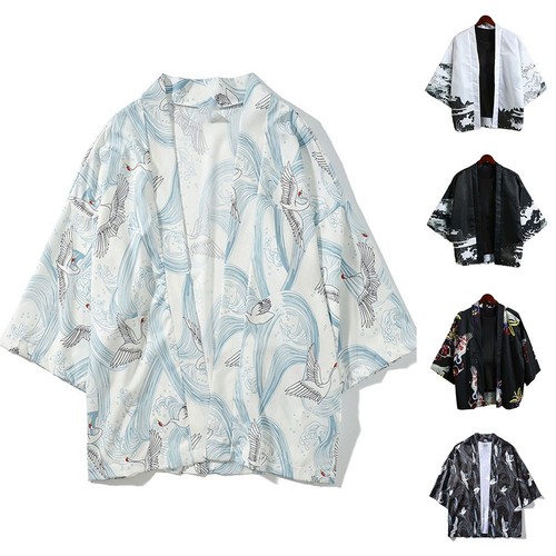Lockerer herren kimono mit - lockerer,