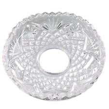 Lichtschale~ Bobeche Ø 100mm Bleikristall 6 Seitenlöcher  ~ Kronleuchter Lüster