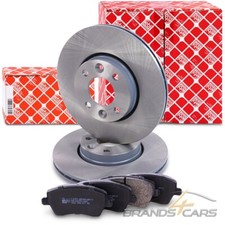 FEBI BREMSSCHEIBEN +BELÄGE VORNE FÜR DACIA LOGAN NISSAN MICRA 3 RENAULT CLIO 3