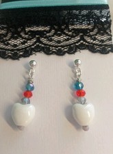 Damen Ohrringe mit Kristallen