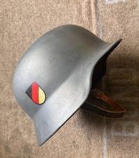 Stahlhelm DD Deutschland Wie Wehrmacht WW2 Polizei-Einheit Hamburg Double Decale