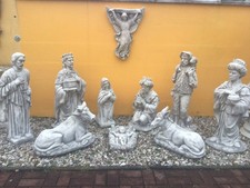 Steinfiguren set krippe - steinfiguren, krippe,
