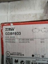 TRW GDB1933 Bremsbelagsatz Scheibenbremse für Mercedes-Benz B-Class Sports Tour